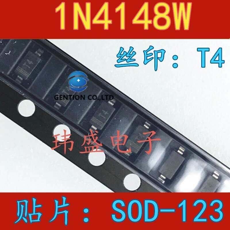 50pc Ī ̿ IN4148 1n4w T4 ũ ũ SOD123 1206    100% ű  